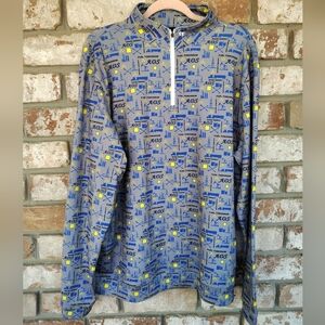 Fore Fathers AOS Spark Energy Fuel Tomorrow Men's Performance Quarter Zip Sz L